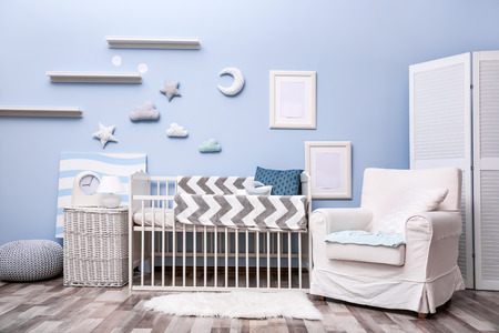 Beautiful interior of child's roomの写真素材
