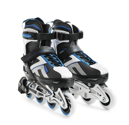 Pair of roller skates, isolated on white