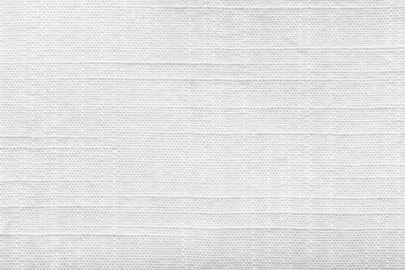 White cotton fabric texture as background, closeupの写真素材