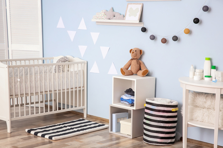 Interior of beautiful children roomの写真素材