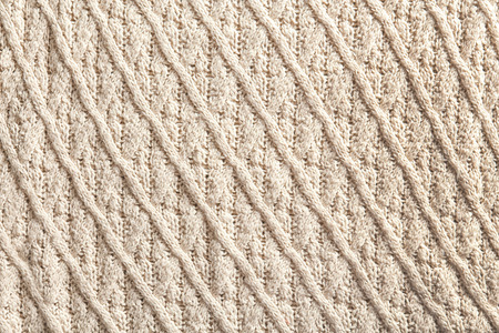 Knitted fabric texture, closeup