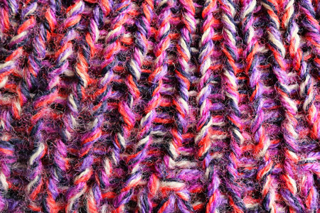 Knitted fabric texture, closeup