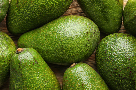 Fresh avocados, closeup