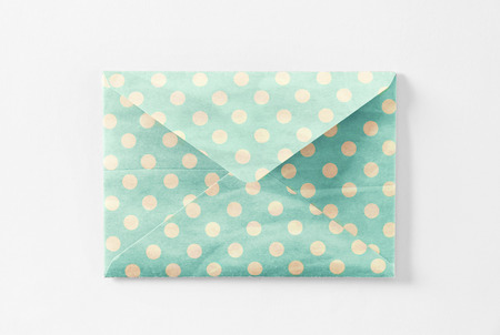 Mail envelope on white background