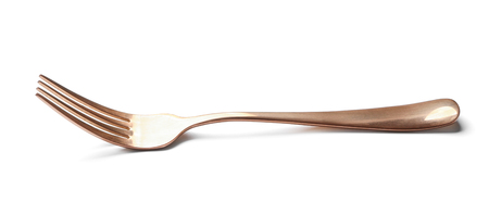 Fork on white backgroundの写真素材