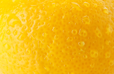 Texture of ripe lemon, closeupの写真素材