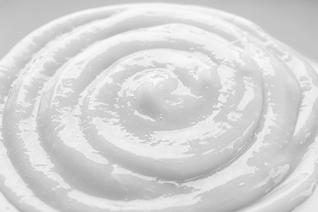 Texture of body cream, closeupの写真素材