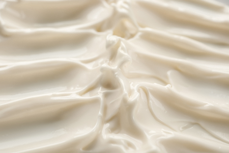 Texture of body cream, closeupの写真素材