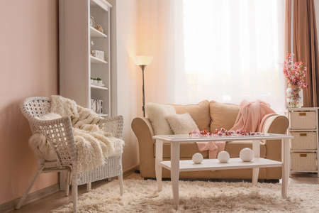 Interior of beautiful modern roomの写真素材