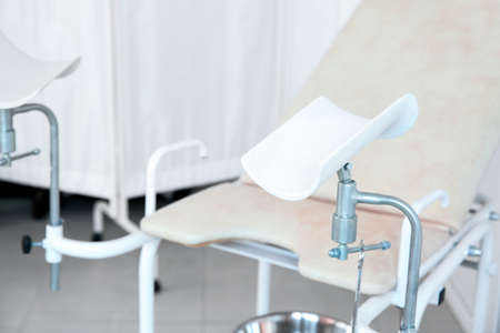 Gynecological chair in modern clinic