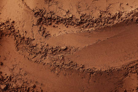 Texture of cocoa powder as backgroundの写真素材