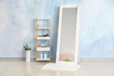 Interior of modern makeup roomの写真素材