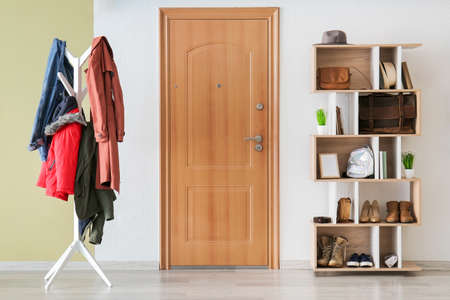 Stylish interior of modern hallの写真素材