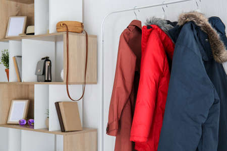 Stylish interior of modern hallの写真素材