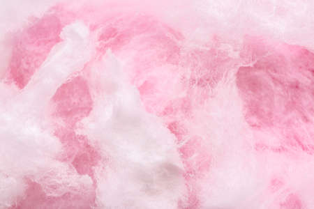 Texture of cotton candy, closeupの写真素材