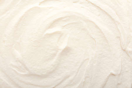 Tasty cream cheese as backgroundの写真素材