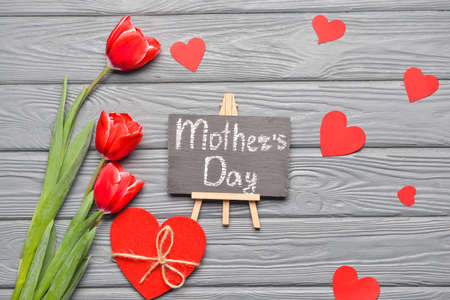 Beautiful greeting card for Mother's Dayの写真素材