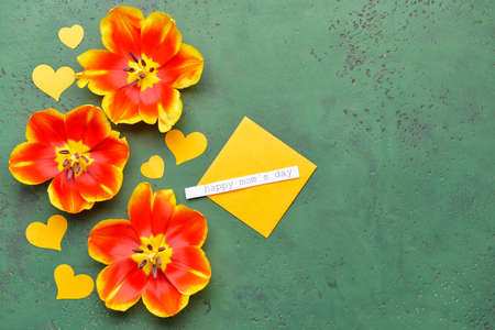 Beautiful greeting card for Mother's Dayの写真素材