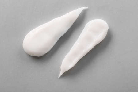 Sample of cream on light background