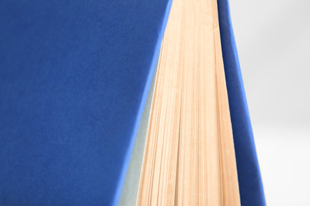 Closeup view of old book, closeupの写真素材