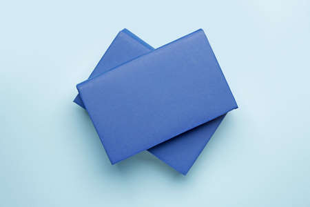 Two books on color backgroundの写真素材