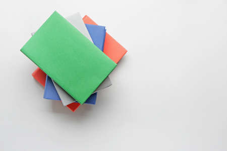 Many books on light backgroundの写真素材