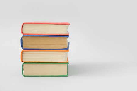 Many books on light backgroundの写真素材