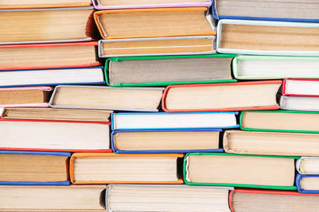 Many different books as backgroundの写真素材