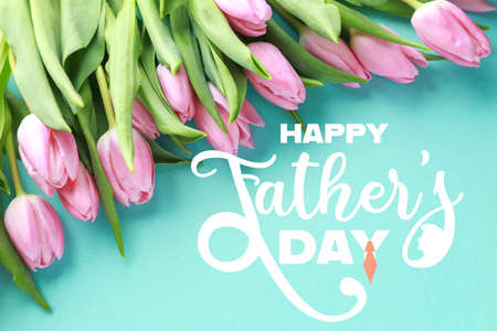 Beautiful greeting card for Father's Day celebrationの写真素材