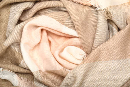 Beautiful scarf as background, closeup