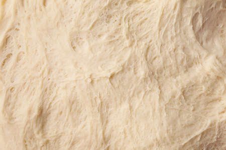 Texture of fresh dough, closeupの写真素材
