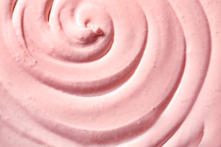 Tasty yogurt as background, closeupの写真素材