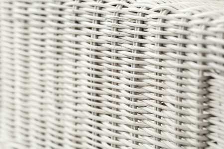 Rattan texture as background, closeupの写真素材