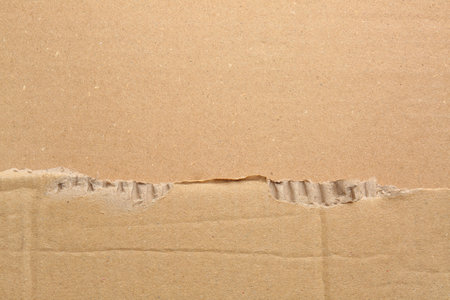 Texture of cardboard paper, closeup