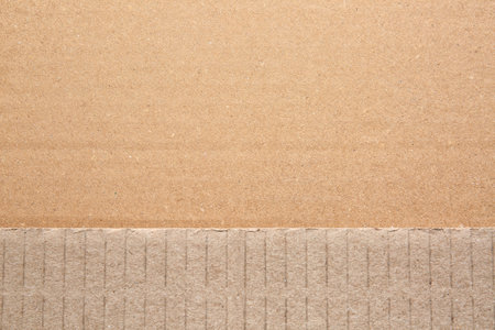 Texture of cardboard paper, closeupの写真素材