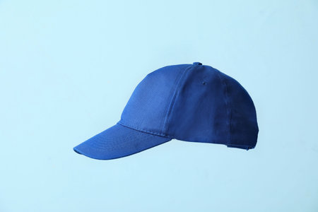 Blank cap on color backgroundの写真素材