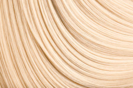 Healthy blonde hair as backgroundの写真素材