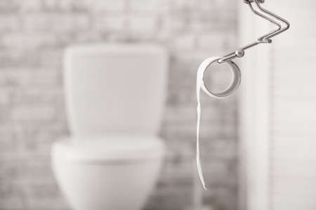 Running out of toilet paper in restroom