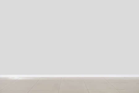 Light wall in empty roomの写真素材