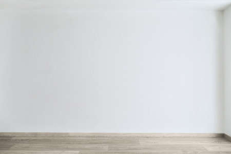 Light wall in empty roomの写真素材