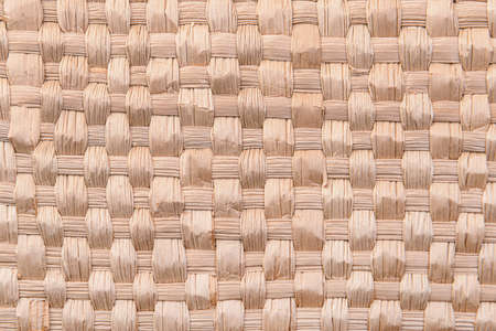 Wicker texture as background, closeupの写真素材