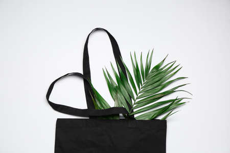 Eco bag on light backgroundの写真素材