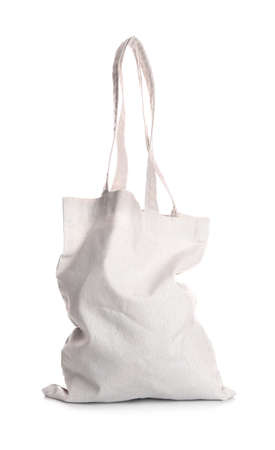Eco bag on white backgroundの写真素材