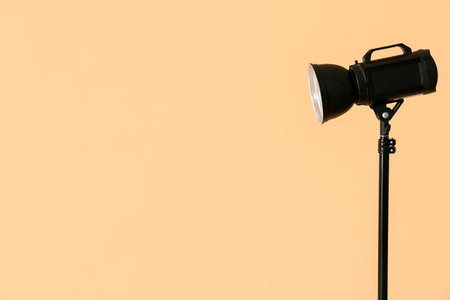 Modern equipment in photo studioの写真素材