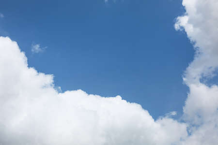 View of beautiful sky with cloudsの写真素材