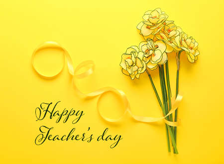 Beautiful greeting card for Happy Teacher's Day