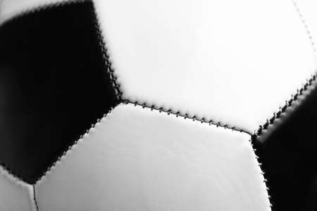 Texture of soccer ball as background, closeupの写真素材