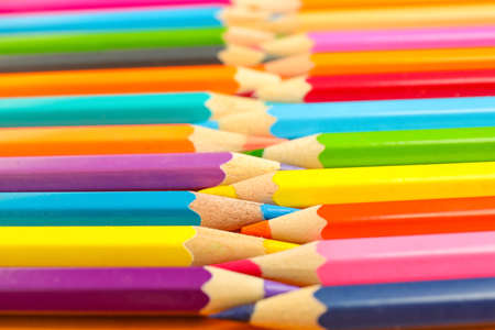 Ordinary pencils as backgroundの写真素材