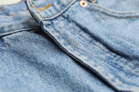 Modern stylish jeans, closeup viewの写真素材