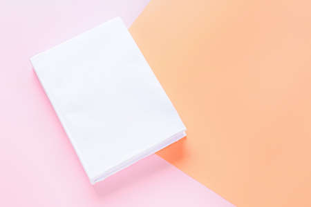 Blank book on color backgroundの写真素材